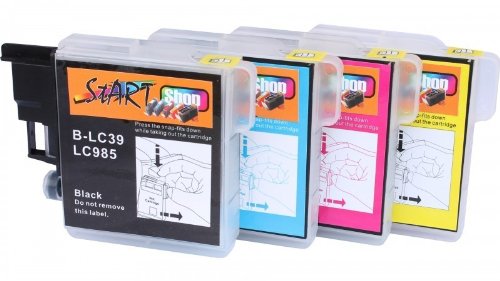 Start – 4 Reinigungspatronen kompatibel zu Brother LC985