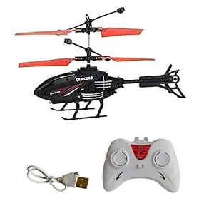 NHR GD-113 Helicopter Remote Control & Rechargeable Flying Unbreakable Helicopter Toys for Kids (5+ Years, Red)