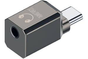 chenyang Adattatore da USB C a jack per cuffie da 3,5 mm supporta la qualità audio HiFi ad alta risoluzione 32 bit 384 KHz con chip DAC