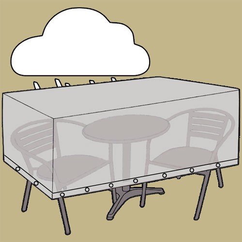 Schutzhülle Gartenmöbel 140x80x80cm Abdeckung Plane Abdeckplane Hülle für Gartengarnitur Schutzhülle Gartenmöbel 140x80x80cm Abdeckung Plane Abdeckplane Hülle für Gartengarnitur