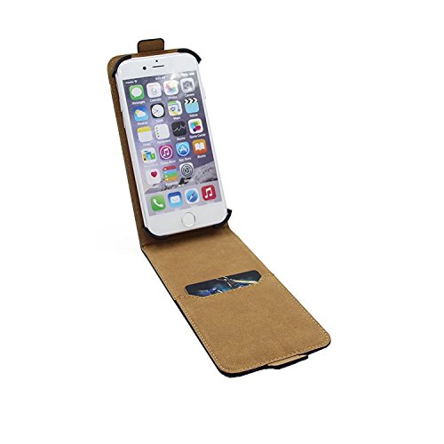 Per LG Electronics X power2 Custodia protettiva nero 360 Â° smartphone copertura cassa di protezione Slim Flipstyle cover pelle artificiale per LG Electronics X power2 - K-S-Trade(R)