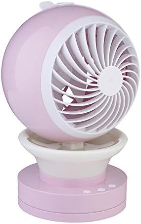 ZAYFS XRXY Creative Mini Portable Fan/Desk Office Small-scale Electric Fan Spray Cooling Air-conditioning Fan/Bedside Portable Night Light Fan (3 Colors Available) (Color : Pink)