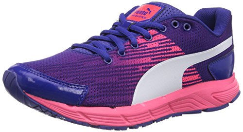Puma Sequence W, Women's Running Shoes, Blue/Pink/White, 4 UK