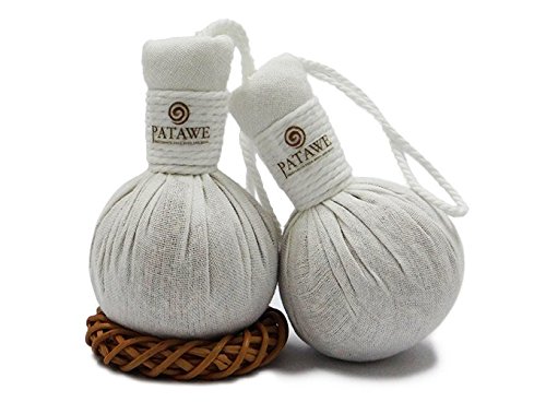 Patawe Luxury Thai Herbal Foot Compress Massage Ball Aids Aching Feet 2x50g