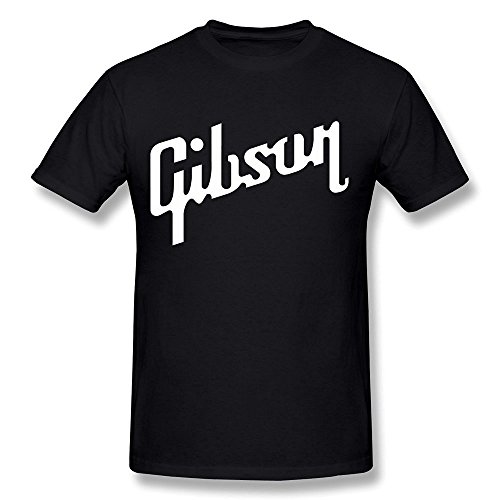 Sixtion Men's Gibson Musical Instruments Logo T-shirt Large