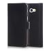 Produktbild monkeyskin Galaxy A5 Flip-Case Schwarz Retro Schutzhülle Flip-Cover für Samsung A5 5.2" Seitlich klappbares Premium Leder Etui Handyhülle Tasche Hülle im Exklusiven Vintage Design (Black)