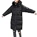 Produktbild TianWlio Mäntel Frauen Weihnachten Damen Mantel Langarm Strickjacke Jacke Outwear Herbst Winter Winter Warm Faux Pelz Kapuze Dicke Warme Dünne Jacke Langen Mantel Mantel