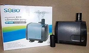 Sobo WP-4000 Aquarium Submersible Pump [ AC 220-240V 50/60Hz 40W H.MAX:2M F.MAX:2000L/HR ] - Central Fish Aquarium