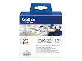Druckfarbe: , bei 5% Deckung Brother Endlos-Etikett (Film) klar, 62mm x 15,24m