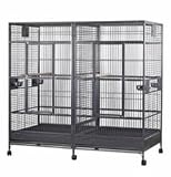  Montana Cages ®  Papageienkäfig, Voliere XXL, Käfig XXL, Arkansas II - Platinum