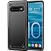 Produktbild WATACHE Galaxy S10 Plus Hüllen, Dual Layer Robustes Robustes Slim Fit Anti-Rutsch-Schutz stoßdämpfende Hülle für Galaxy S10 Plus,Schwarz