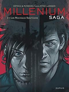 jaquette livre Millénium saga - tome 2 - Les Nouveaux Spartiates