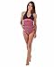 The Essential One - Stripe Maternity Swimsuit - Coral Navy - 14 - EOM127