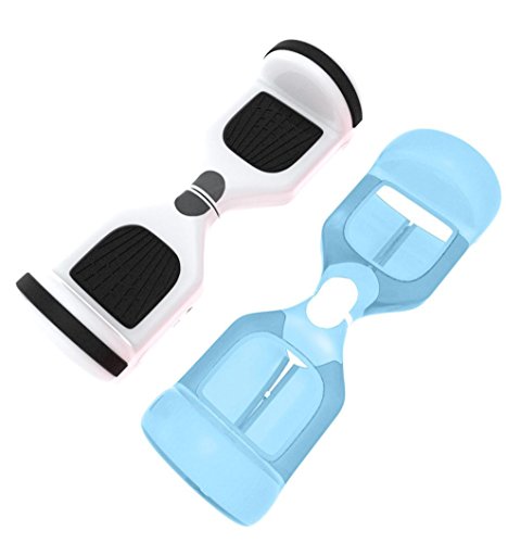 Preisvergleich Produktbild sunnymi Smart Balancing Scooter Schutzhülle Hoverboard Balance Auto Reißverschluss tragbare ,Silikon Tasche für 6,5 Zoll 2 Räder (KAUTSCHUK, Blau)