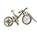 Produktbild JHYMM Taschenuhr Retro Fahrrad Geformt Quarz Taschenuhr Bronze Rad Halskette Anhänger Uhr Mode Geschenke für Männer Frauen Kid Fahrrad Liebhaber