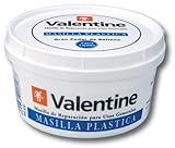 pasta blanca para paredes  Valentine - Masilla plastica yeso blanco 250 ml