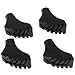 Produktbild 4Pcs Trekkingstöcke Gummi Tipps Antirutsch Polspitze Cap Wanderstöcke Zubehör Outdoor-Gadget