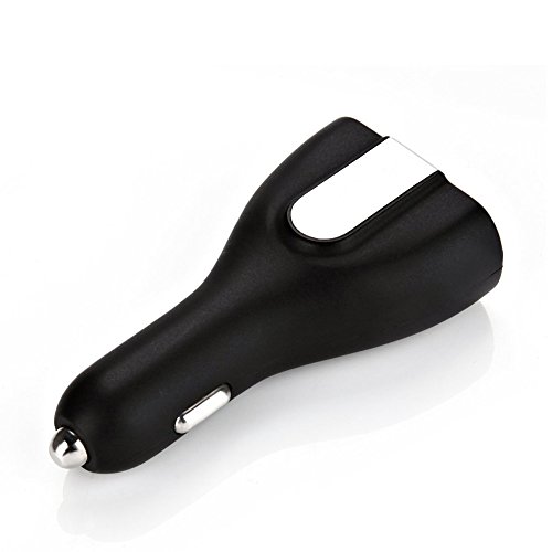 IVSO Quick Charge 3.0 USB C Auto Ladegerät KFZ Ladegerät Adapter 50W 3-Port USB 3.0 und Typ-C Port Anschlüsse für Huawei P9,Huawei P9 Plus,LG G5,Lumia 950/950XL,und andere Typ C unterstützte Geräte, Schwarz - 5