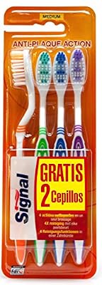 Signal Brosse à Dents 4 Actions Medium Lot de 4 - Lot de 3