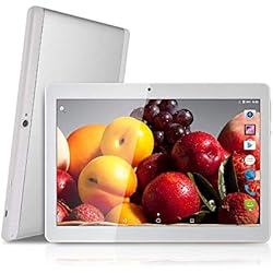 Android Tablet de 10'' Procesador de Cuatro núcleos 4GB de RAM y 64 GB de Memoria Tablet PC WiFi Cámara GPS y Doble Ranuras de Tarjeta SIM Internet 3G