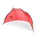 Produktbild JEMIDI Strandmuschel Strandzelt Sonnenschutz Sonnenzelt Sonnenschutz Strand Muschel Zelt Camping 218cmx 115cm (Rot)