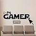Produktbild Fushoulu 94X42Cm Pc Gamer Wand Vinyl Aufkleber Joystick Spielspielzimmer   Aufkleber Gaming   Gamepad Poster Teen Kinder Wandbild Art Decor