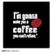 Produktbild 1art1 102681 Don Corleone - I'm Gonna Make You A Coffee You Can't Refuse Poster-Sticker Tattoo Aufkleber 9 x 9 cm