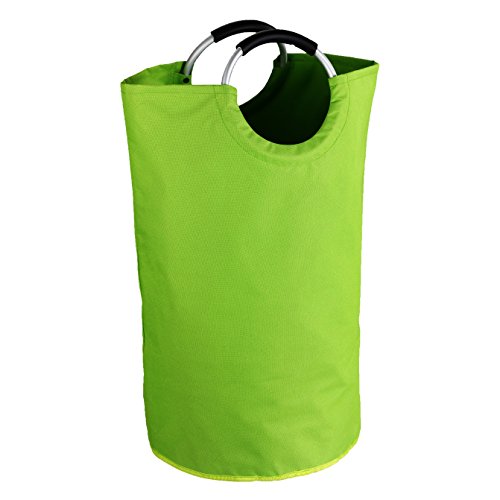 Wenko 3440805100 Wäschesammler Jumbo Multifunktionstasche Fassungsvermögen 69 L, Polyester, grün, 38 x 38 x 72 cm