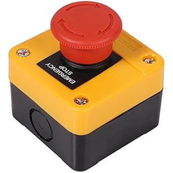 Interruttore Emergenza Mxuteuk A Fungo Rosso - 2NO 22mm, 660V 10A, Per Industrie - Foto 10