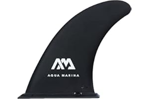 Aqua Marina 9" Large Center Fin for iSUP in Whitewater Aleta De Reemplazo para Sup, Adultos Unisex, Negro, U
