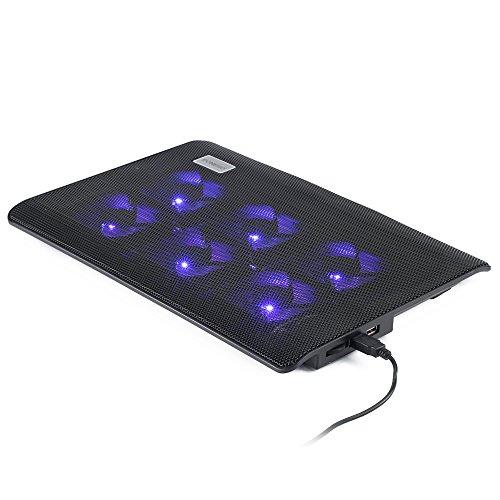 Foneso 14-15 Zoll Laptop Kühler Notebook Cooler Ständer Kühlpad Kühlmatte mit 6 × Lüfter - 3
