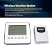 Produktbild Dailyinshop Wireless Wetterstation Indoor Outdoor Temperatur und Luftfeuchtigkeit Meter (Farbe: Grau & Schwarz)