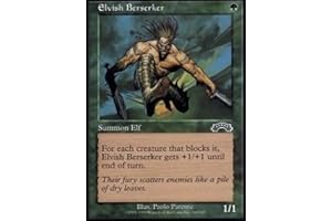 MAGIC: THE GATHERING Magic The Gathering - Elvish Berserker - Elfo Berserker - Exodus