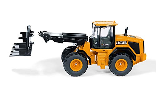 SIKU 3663, JCB 435S Agri Radlader, 1:32, Metall/Kunststoff, Orange, Frontladerwechselsystem - 2
