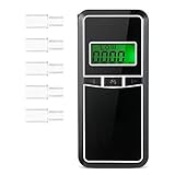 【Tamaño de bolsillo y portátil】El alcoholímetro de prueba de alcohol con llavero es pequeño y ligero. Su peso es de 53g gy tamaño 11.4 * 5.1 * 1.8 cm / 4.5 * 2 * 0.7 pulgadas (L * W * H). Se adapta fácilmente a sus bolsos y bolsillos, perfecto para llevarlo de viaje.