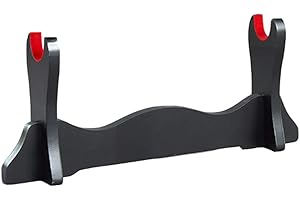 Z-fiber Porte-épée Japonais Velours rembourré Katana Stand Samurai Display Rack Support All Tanto Sword,1 Tier