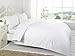 Anti-Allergy Cot Bed Duvet with Pillow and 100% Cotton Cot Duvet cover 4.5, 7 & 9 Tog by EDS (4.5 Tog, White)
