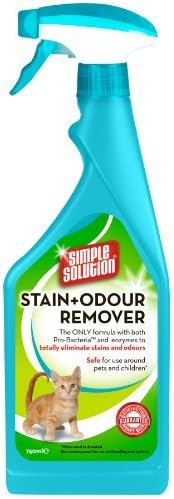 2 X Simple Solution Stain and Odour Remover for Cats, 750 ml