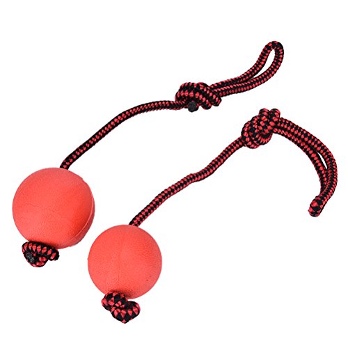 Waterstone-Rubber-Dog-Ball-Launcher-Elastic-Solid-Pet-Chew-Training-Exercise-Reward-Toy-with-Rope