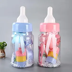 STAR WORK - Baby Hamper Grooming Kit 13pcs Set [1 Big Bottle,1 Sponges,2 Nibbler Bottle,1 Snack Stackeble Bottle,1 sip Bottle,1 Lunch Box,2 Comb Brush,2 Spoons,1 Nibble,1 Key Toy, (Baby Gift Hamper)