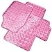 Produktbild Universal Car Mat Set Pink Chrome Girly Gift Shiny Metallic Waterproof Girl