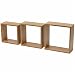 Produktbild Duraline 3TC Dekoratives Wandregal, MDF, Eiche Ast, 30 x 12 x 30 cm