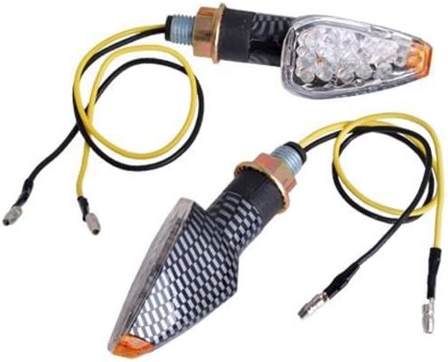 Caiyuangg 2 X Motorbike Motorcycle 14 LED Turn Signal Indicator Light Bulbs