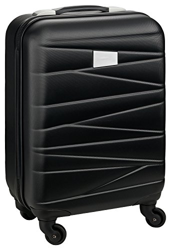 Preisvergleich Produktbild Kabinentrolley PADUA Premium Hartschalenkoffer in Handgepäck Maßen - Robustes Bordcase auf Rollen mit Zahlenschloss und beidseitigen Packmöglichkeiten-100% Boarding Size auch für Low-Budget-Fluglinien