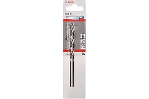Bosch Accessories Forêt à Métaux Rectifiés HSS-G, DIN 338, 135° Angle de Coupe, 6.80mm Diamètre, 69mm Longueur Utile