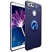 Produktbild Vectady für Huawei Honor 7X [NO für Honor 7] Hülle, Silikon Schutzhülle Case Premium Handyhülle für Huawei Honor 7X Silikonhülle Weich Silikon TPU Cover Tasche mit Ring Ständer 360 Grad Finger Halterung Stoßfest Hüllen Slim Bumper Case Schutz Handytasche Kratzfest Standfunktion Etui Schale für Huawei Honor 7X - Blau