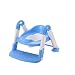 3 in 1 Removable Children Baby Toilet Traning Ladder Step Kids Toilet Potty Seat Chair Kids Toddler Step Ladder for Ages 12 Months and Over(Blue)