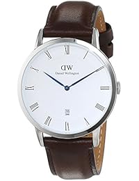 Daniel Wellington 1123DW - Reloj con correa de acero para hombre, color blanco / gris