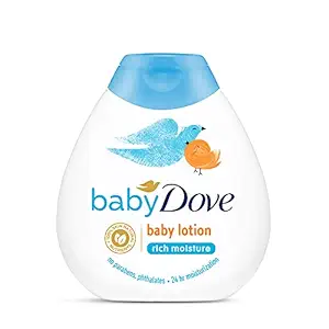 Baby Dove Rich Moisture Nourishing Baby Lotion 400 ml, With Moisturising Cream, Gentle Care for Babys Soft Skin