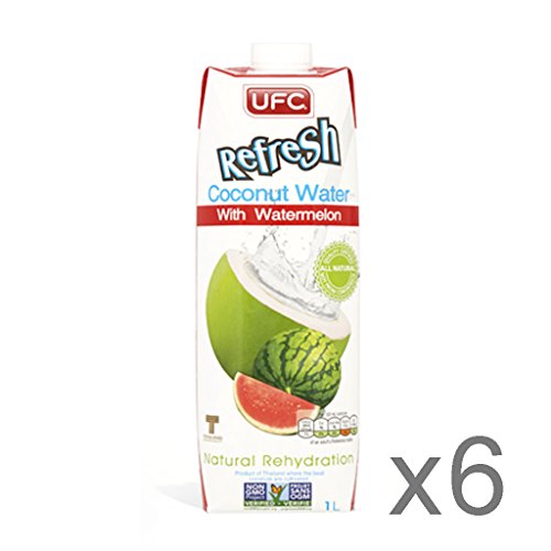 UFC Refresh Agua de Coco - Coco con Sandía, 6 Pack